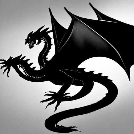 Svarta drakar är ett återkommande tema i boken